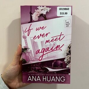 'If We Ever Meet Again' Book - Pink Cover